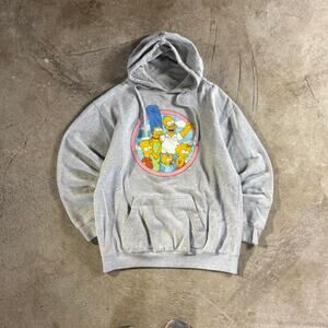 Grey The Simpsons Graphic Hoodie